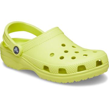 Crocs Classic Clog Sandals Men's Shoes Green | Australia 0703QMAZ